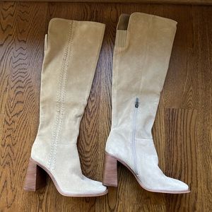 Vince Camuto Kaleeco knee high suede boot